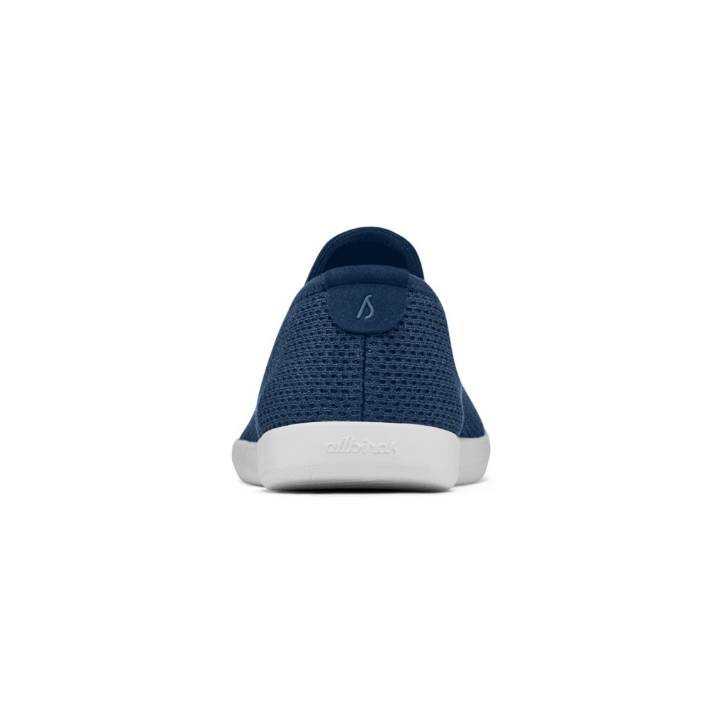 Allbirds Women\'s Slip-Ons Navy - Tree Loungers - 71425PWUR